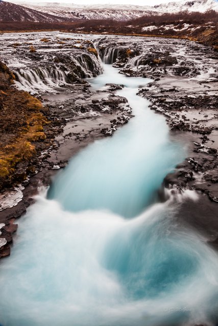 Ice and Water at Bruarfoss ((#2)