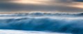 Surf Crashing at the Arctic Ocean Shore (#2, color, horizontal)