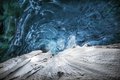 Small Ice Cave at Vatnajökull Glacier, Iceland