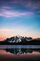 Dawn at Laguna Amarga #4, Parque National Torres del Paine, Patagonia, Chile