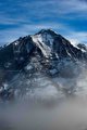 Andes Mountains and Glaciers in Mist #1, Parque National Torres del Paine, Patagonia, Chile