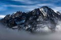 Andes Mountains and Glaciers in Mist #2, Parque National Torres del Paine, Patagonia, Chile