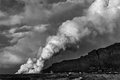 Clouds of Smoke Rise from Lava Flowing into the Sea #1