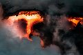 Lava Flowing Through Tunnel into Sea #2