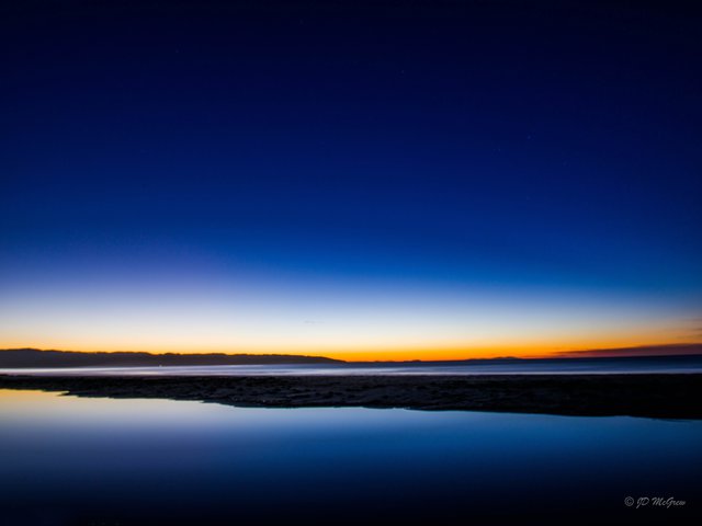 Blue Dawn at Drakes Beach, Tomales Bay #1