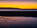 Sun-yellow Dawn at Drakes Beach, Tomales Bay #1