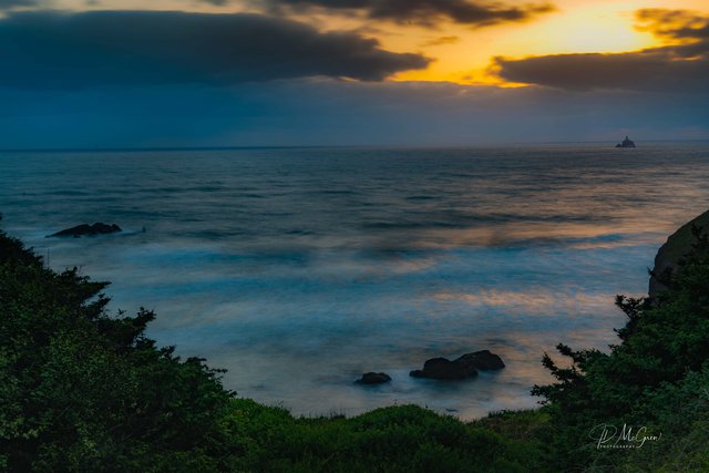Sunset from Ecola State Park, Oregon