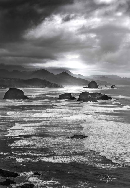 Sea Stacks and Surf #1, Oregon Coast