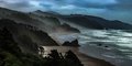 Mountains, Sea and Surf in the Mist