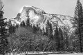 Half Dome Graced by Yosemite Snow #2, horizontal