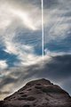 Comet Streaks Toward Earth, #1, vertical