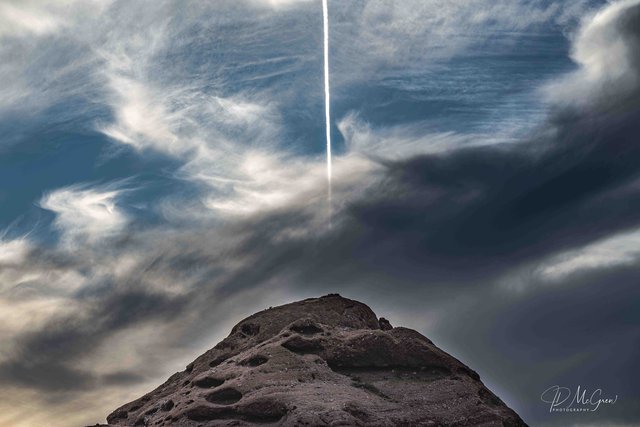 Comet Streaks Toward Earth, #2, horizontal