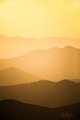 Ridgelines at Sunset in the Great Smokys, #1, vertical