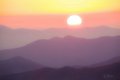 Ridgelines at Sunset in the Great Smokys, #4, horizontal