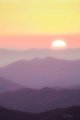 Ridgelines at Sunset in the Great Smokys, #5, vertical