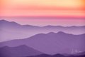 Ridgelines at Sunset in the Great Smokys, #6, horizontal