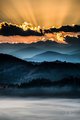 Morning Mist in the Great Smokys, #4, color, vertical