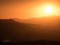 God's Rays and Glow in Gold on the Blue Ridge Parkway #8, horizontal, color