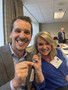 SILVAR President Brett Caviness with Tammie Peters.