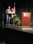SILVAR Past President Joanne Fraser presented the Charitable Foundation scholarship award to Matvey Volkov, graduating senior from Los Altos High School.