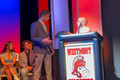 SILVAR member Russell Morris presented the Charitable Foundation scholarship award to Aidan Huber, graduating senior from Westmont High School.