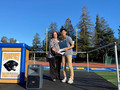SILVAR member Wendy Marioni presented the Charitable Foundation scholarship award to Simon Cha, graduating senior from Prospect High School.
