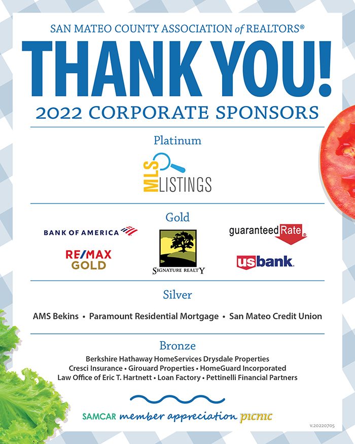 2022 Corporate Sponsors