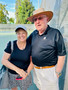 Past President Joanne Fraser with Darrell Monda, with TourFactory Bay Area