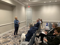 SILVAR lRegion 9 Directors at caucus on Tuesday. Joanne Fraser is SILVAR's Region 9 Chair.