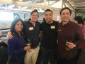 Sallie Manibusan, Mark Cernan, Ryan Katzer with a guest