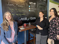 Affiliate Jenna Oropeza (middle) represented Off Price Carpets, with Jordanna Taylor (right).