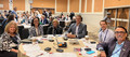 At C.A.R. Board of Directors meeting  - Katherine Frey, Jasmine Lee, C.A.R. Director for Life Phyllis Carmichael, treasurer Jeff Bell, Past President Brett Caviness, & C.A.R. Director for Life Jeff Barnett