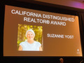 Congratulations to SILVAR member and 2012 SILVAR President Suzanne Yost for receiving the California Distinguished REALTOR&reg; award!