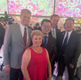 SILVAR treasurer Jeff Bell, President Jim Hamilton, GBC Chair Jimmy Kang, 2021 President and C.A.R. Region 9 Chair Joanne Fraser with 2023-2024 CAREA Presidnet Mark Zhang