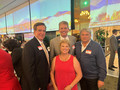 SILVAR President Jim Hamilton, treasurer Jeff Bell, 2021 President & C.A.R. Region 9 Chair Joanne Fraser and Kevin Cole
