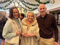 Menlo Pakr-Atherton District Chair Jasmine Lee, Los Gatos-Saratoga District Chair Tammie Peters and SILVAR BOD attorney David Hammerslough