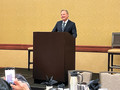 State Senator Dave Cortese speaks to members at the SILVAR-SAMCAR-SCCAOR joint luncheon.
