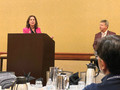 State Assemblymember Diane Papan introduced by SAMCAR's Michael Verdone