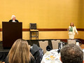 SILVAR Board Director Suzanne Yost introduces CA State Representative Gail Pellerin.