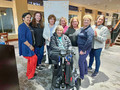 Region 9 directors at the block party Sunita Merchia, President Eileen Giorgi, Leannah Hunt, Tammie Peters, Katherine Frey, Joanne Fraser and Navneet Parmar