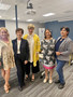 President-elect Tammie Peters with board directors Sunita Merchia, Navneet Parmar and Tracey McNeely with Carol Burnett (center)