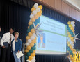 SILVAR 2021 President Joanne Fraser presented the Charitable Foundation scholarship award to Manasija Bhargavan, scholarship recipient from Leigh High School at the school's senior awards ceremony on May 21.