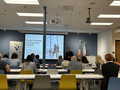 Sponsor Bryan Russell, Mortgage Bank Manager with First Bank, welcoes members to the class.