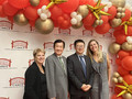 SILVAR rpresentatives Joanne Fraser, Mark Wong and Stacey Woods with 2024-2025 CAREA President Mark Zhang