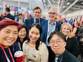 Meeting delegates from Japan