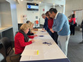 Members check in