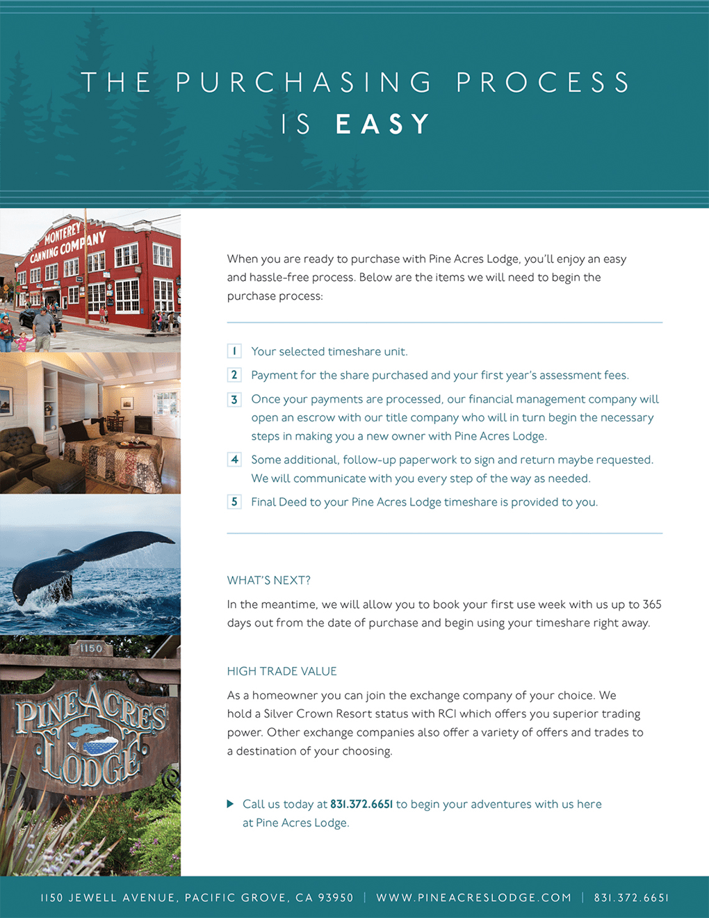 The Purchasing Process Is Easy
