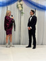 SILVAR President Tammie Peters congratulates 2025 VNARP President Will Nguyen.