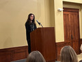 2024 President Eileen Giorgi thanks members for their support during her term.