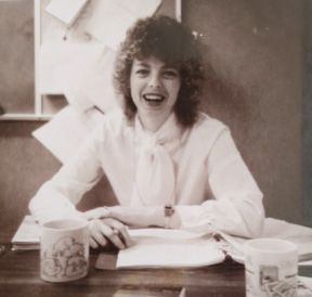 photograph of sheela stuart as a young professional